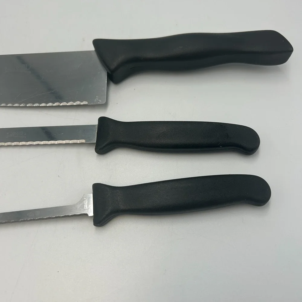 GINSU Knife Knives Set of Three 3 Chef Carving Filet Stainless Butcher 2000 Lot